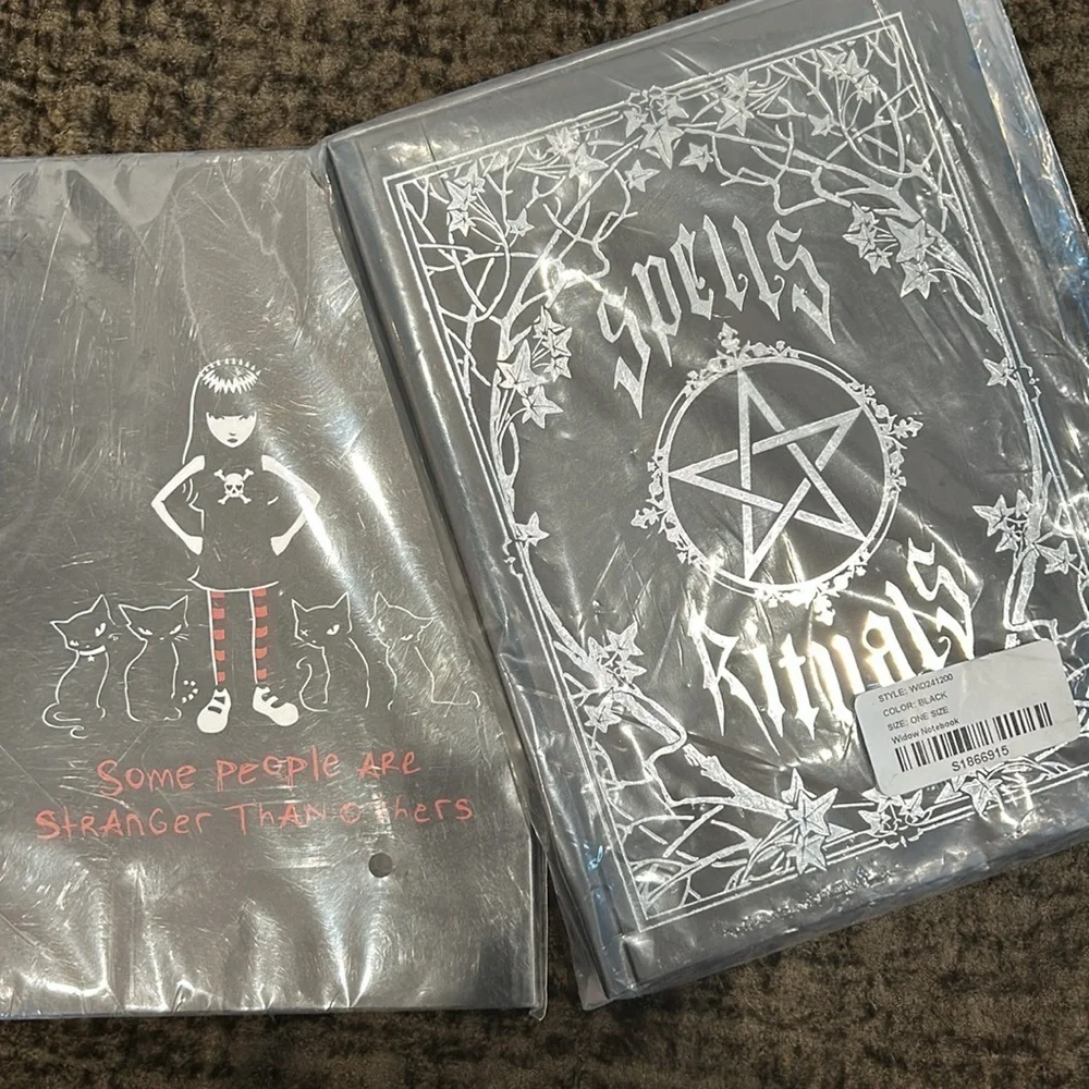 Brand New Dolls Kill x Emily the strange x spells rituals notebook bundle set